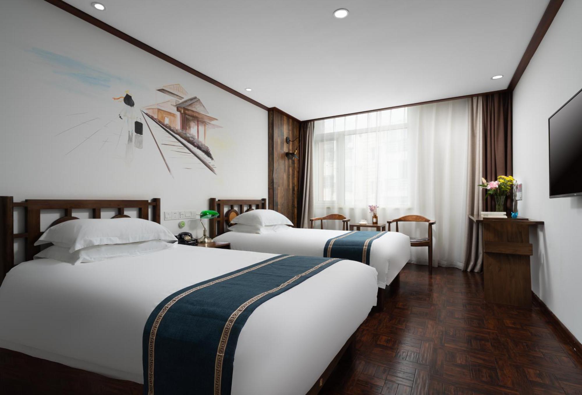 Nostalgia Hotel Near Tianjin Polar Ocean Word- Tianjin Fonte Joy World, 10 Minutes Drive Away From Tianjin Tanggu High-Speed Railway Station, Free Ice-Cream, Mineral Water, Snacks And Laundry Service, English Communication Well מראה חיצוני תמונה